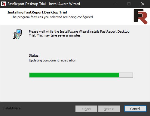 FastReport Desktop Install wizard. Eighth step