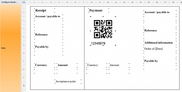 Шаблон платежного документа с Swiss QR Code