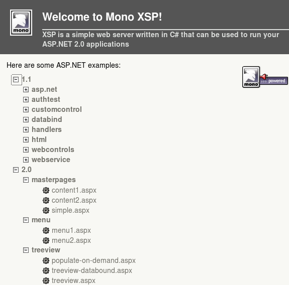 Mono XSP